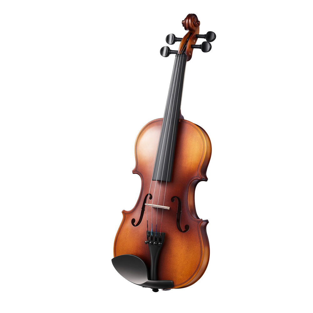 VEVOR Violin 355mm Full Size for Adults, Violin Fiddle Set for Beginners with Hard Case, Rosin, Bow, Shoulder Rest, Bridge, Tuner and Extra Strings, Professional Musical Instruments for Student (Brown)