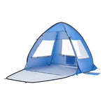 VEVOR Beach Tent Sun Shelter for 2 Person, UPF 50+ Protection, Portable Sun Shade Canopy with Carrying Bag & Sand Pockets, Lightweight and Easy Setup Beach Umbrella for Camping Fishing Outdoor Picnic