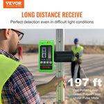 VEVOR Laser Receiver Detector 6004.6 cm Range Green Laser and Red Beam with Clamp