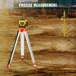 VEVOR Rotary Green Laser Kit 500M+1.65M Aluminum Tripod+5M Laser Level Staff