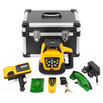 VEVOR Rotary Green Laser Kit 500M+1.65M Aluminum Tripod+5M Laser Level Staff