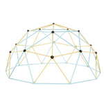VEVOR Climbing Dome, 305cm Geometric Dome Climber, 453kg Loading Jungle Gym Playground with 2 Basketballs & Octopus Net, Easy-Assembly Outdoor Backyard Climbing Equipment for Kids 3 to 10 Years Old