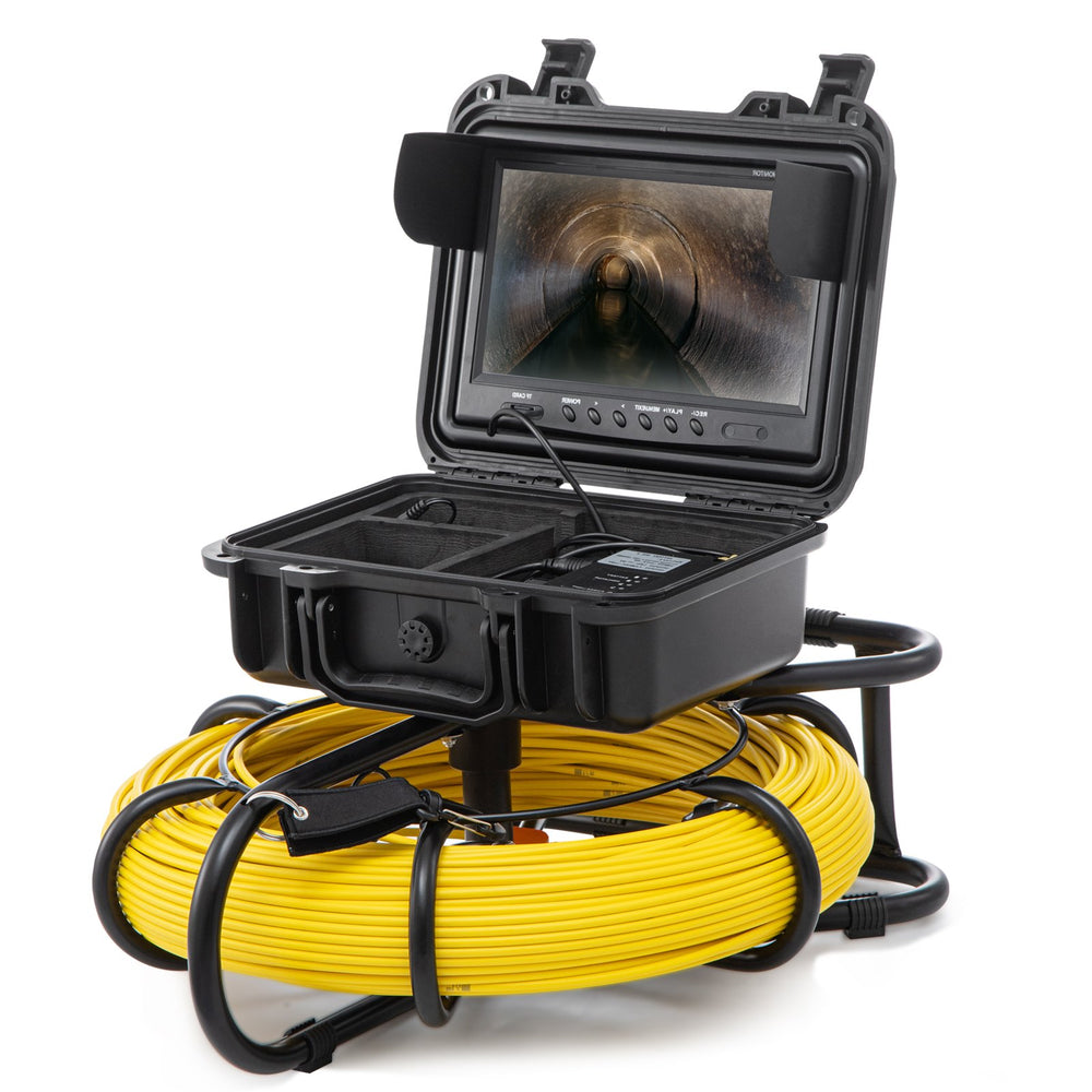 VEVOR Sewer Camera Pipe Inspection Camera 22.9 cm 720p Screen Pipe Camera 119.8m