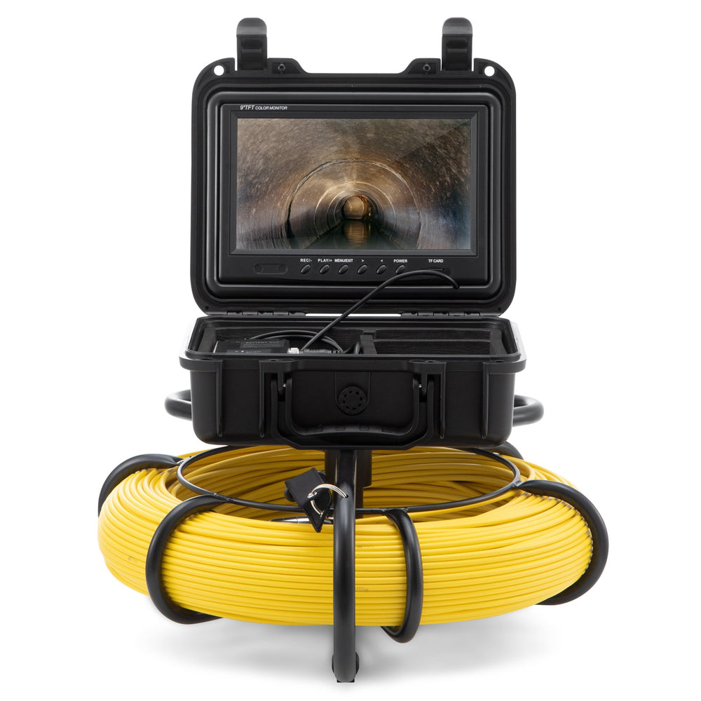 VEVOR Sewer Camera Pipe Inspection Camera 22.9 cm 720p Screen Pipe Camera 119.8m
