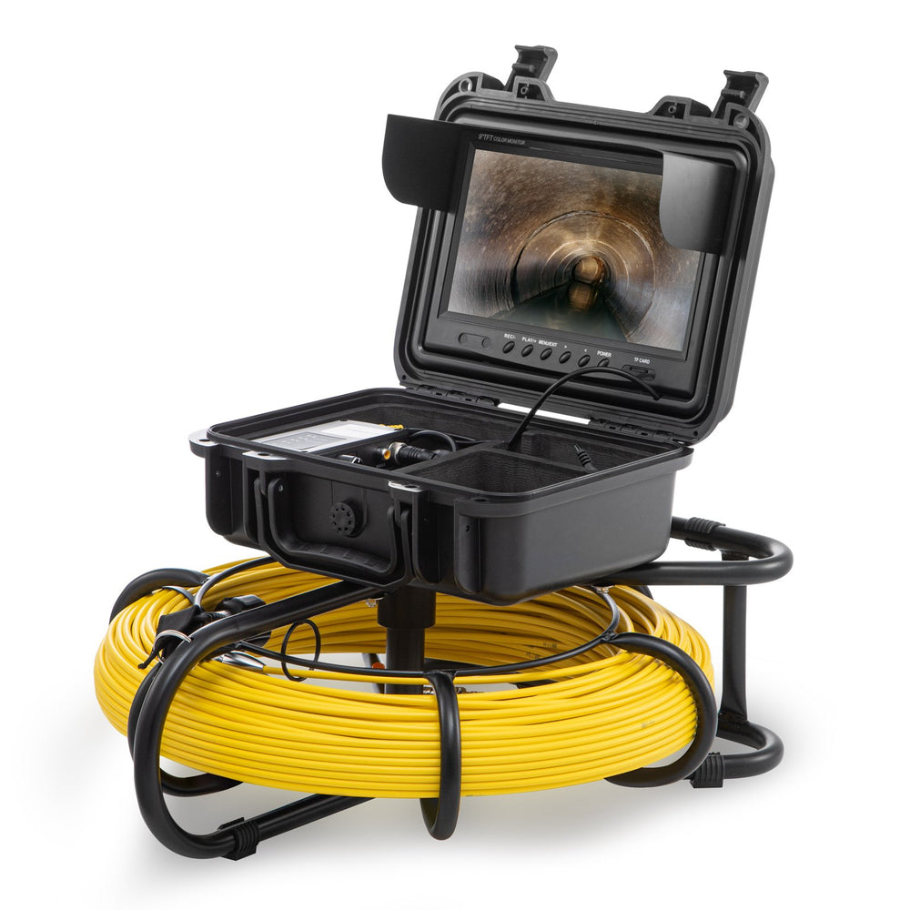 VEVOR Sewer Camera Pipe Inspection Camera 22.9 cm 720p Screen Pipe Camera 91.4m