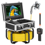 VEVOR Sewer Camera with 512Hz Locator, 98 ft/30 m, Self-Leveling Drain Inspection Camera with  9" 1080P HD Screen, 36X Zoom, Snake Plumbing Camera with Lights-12 LED, 32GB SD Card for Duct Pipe