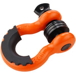 VEVOR 2 Pack 19 mm D Ring Shackle with 22.2 mm Screw Pin 28.5 Ton Break Strength