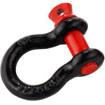 VEVOR 4 Pack 12.7 mm D Ring Shackle with 15.9 mm Screw Pin 8 Ton Break Strength