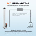 VEVOR Linear Actuator 12V 30.5 cm High Load 149.7 kg/1500N 0.5 cm/s IP54 Protection