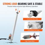 VEVOR Linear Actuator 12V 45.7 cm High Load 149.7 kg/1500N 0.5 cm/s IP54 Protection