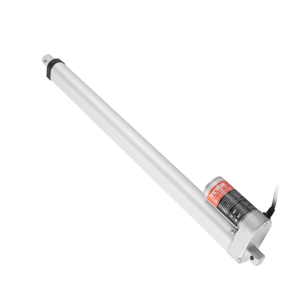 VEVOR Linear Actuator 12V 45.7 cm High Load 149.7 kg/1500N 0.5 cm/s IP54 Protection