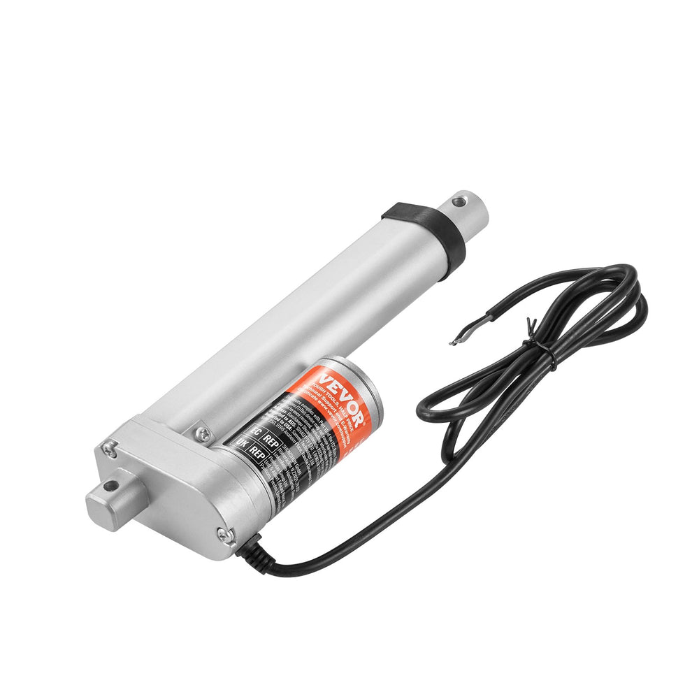 VEVOR Linear Actuator 12V 10.2 cm High Load 149.7 kg/1500N 0.5 cm/s IP54 Protection