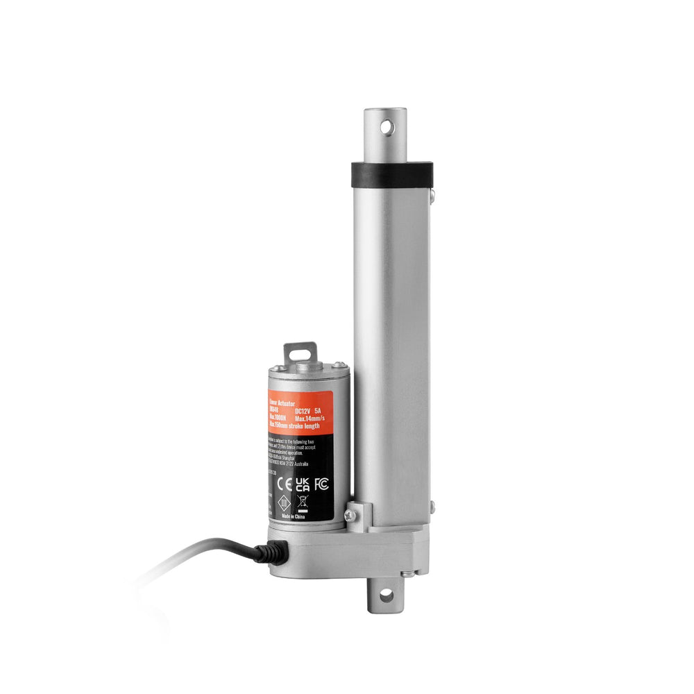 VEVOR Linear Actuator 12V 10.2 cm High Load 149.7 kg/1500N 0.5 cm/s IP54 Protection