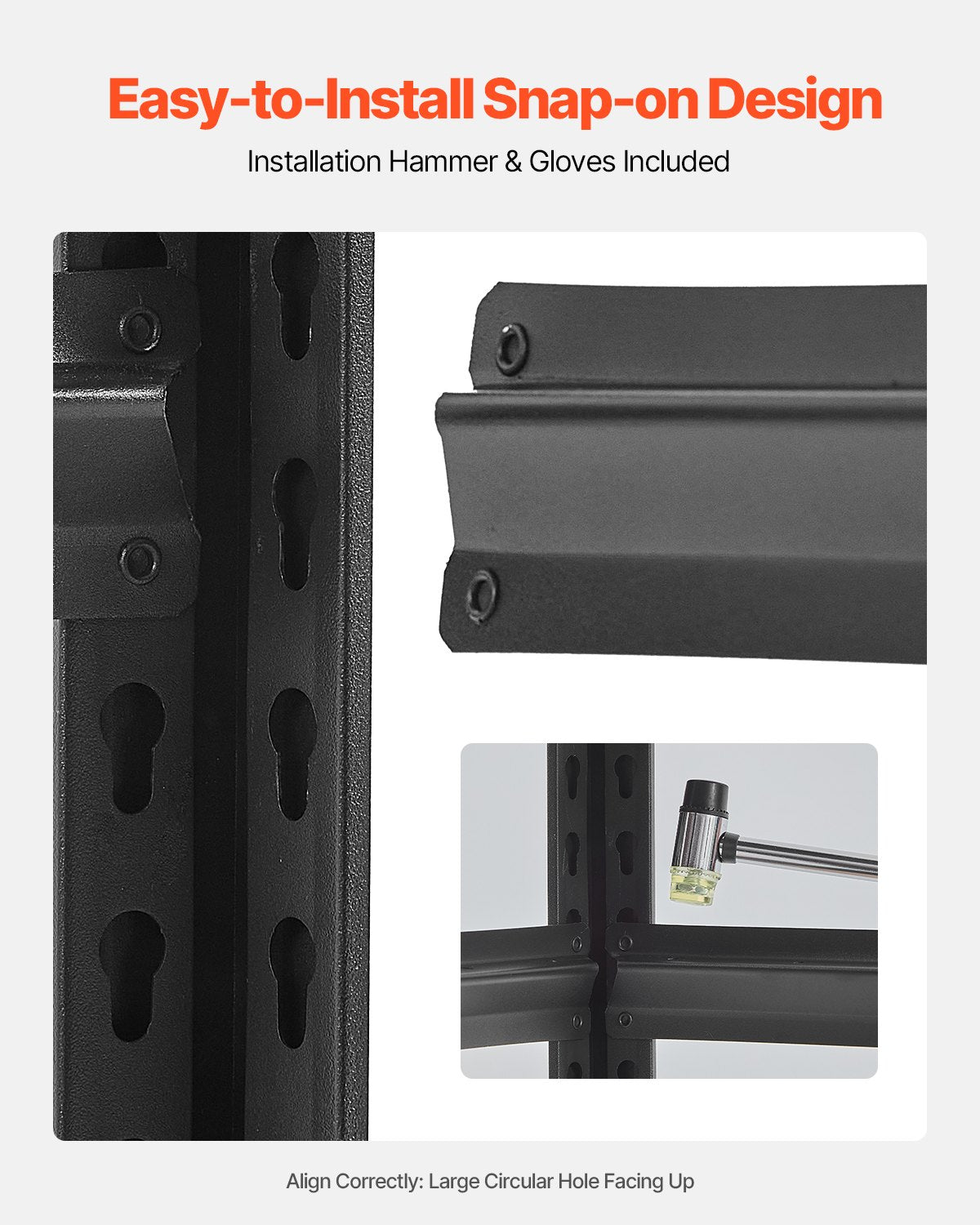 VEVOR Storage Shelves, 2000 lbs, 5 Tier Garage Storage Shelving, 16" D x 32" W x 72" H Adjustable Metal Shelves for Garage Shelves Utility Rack Shelf, Ideal for Kitchen, Warehouse, Basement, Black