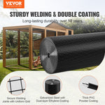 VEVOR Hardware Cloth, 910 x 30480 mm Galvanized Wire Mesh Roll, 19 Gauge Chicken Wire Fence Roll, Vinyl Coating Metal Wire Mesh for Chicken Coop Barrier, Rabbit Snake Fences, Poultry Enclosures