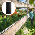 VEVOR Hardware Cloth, 910 x 30480 mm Galvanized Wire Mesh Roll, 19 Gauge Chicken Wire Fence Roll, Vinyl Coating Metal Wire Mesh for Chicken Coop Barrier, Rabbit Snake Fences, Poultry Enclosures