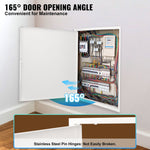 VEVOR Access Panel for Drywall, 64x64 cm Galvanized Steel Access Door, Easy Install Hinged Service Panel with Screwdriver Latch, for Ceiling Plumbing Electrical, 62x62 cm Cutout Size White
