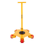 VEVOR Machine Skate, 8800 lbs Machinery Moving Skate, Machinery Mover Skate with 360° Rotation Cap and PU Swivel Rollers, Heavy Duty Industrial Machinery Mover with Handle for Warehouse, Workshop