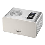 VEVOR Automatic Ice Cream Maker with Built-in Compressor, 2 Quart No Pre-freezing Gelato Maker, Electric Sorbet-Maker, 3 Modes Compressor Ice Cream Machine for Home Kitchen