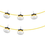 VEVOR 15.24m Construction String Work Lights 50W 5000LM Connectable Waterproof