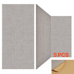 VEVOR 5 PCS Acoustic Panels, 120 x 60cm Self-Adhesive Sound Proof Foam Panels, Large Polyester Fiber Sound Absorbing Wall Tiles, Echo Absorbtion for Home Studio,Office, Theater, Camel