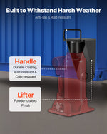 VEVOR Shipping Container Jack Lug with U-Shaped Handle, 1-Pack, Storage Leveler Booster Withstands Sun & Rain, Heavy Duty Container Jack Lug for Shipping Industry, Logistics, Warehouse Management