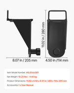 VEVOR Shipping Container Jack Lug with U-Shaped Handle, 1-Pack, Storage Leveler Booster Withstands Sun & Rain, Heavy Duty Container Jack Lug for Shipping Industry, Logistics, Warehouse Management