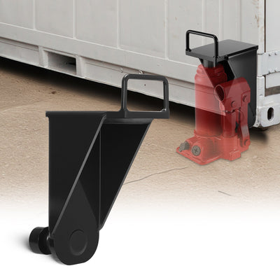 VEVOR Shipping Container Jack Lug with U-Shaped Handle, 1-Pack, Storage Leveler Booster Withstands Sun & Rain, Heavy Duty Container Jack Lug for Shipping Industry, Logistics, Warehouse Management