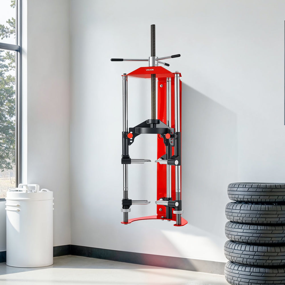 VEVOR Strut Spring Compressor, 4-level Adjustment, Strut Compressor with Versatile Mounting Options & Multi-Purpose Hooks for Compressing Coil Springs up to 3,000 lbs, Fit for SUVs, Trucks, Pickups