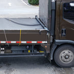 VEVOR Hand Crank Tarp Roller Kit, 64" to 104" Wide, Aluminum Alloy, Manual Cab Level Dump Truck Tarp Roller with 7" Sponge-Wrapped Handle, Perfect for Dump Trucks, Trailers, Trash Haulers (No Tarp)