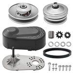 VEVOR Drive Clutch, 2-8HP Engine, 2000 RPM High-Strength Drive Clutch with Asymmetric Designed Wheels & Robust Rubber Belt, Sturdy & Durable Clutch with Full Accessories, Fit for Various Engines