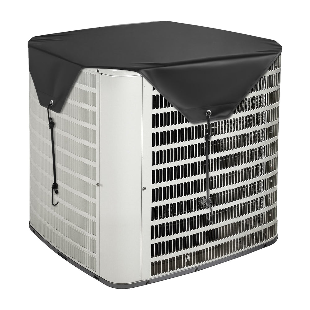 VEVOR Air Conditioner Cover for Outside Units, 910 x 910 mm Central AC Cover for Air Conditioning Unit, Top Universal Mesh Defender Rainproof Easy Install for Outdoor Outside All Seasons, Black