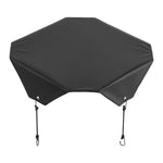VEVOR Air Conditioner Cover for Outside Units, 910 x 910 mm Central AC Cover for Air Conditioning Unit, Top Universal Mesh Defender Rainproof Easy Install for Outdoor Outside All Seasons, Black