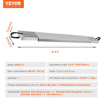 VEVOR Aluminum Work Plank Telescoping 6-9 ft/1.8-2.7 m 500 lb/226.8 kg Capacity Scaffold Plank