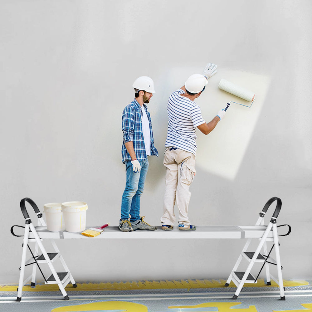 VEVOR Aluminum Work Plank Telescoping 6-9 ft/1.8-2.7 m 500 lb/226.8 kg Capacity Scaffold Plank
