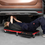 VEVOR 91.4 cm Foldable Z Garage Creeper Mechanic Creeper Stool 136.1 kg Capacity