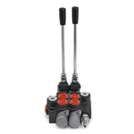 VEVOR Hydraulic Valve 2 Spool Hydraulic Directional Control Valve 11gpm Hydraulic Control Valve Double Acting for Tractors Loaders Tanks