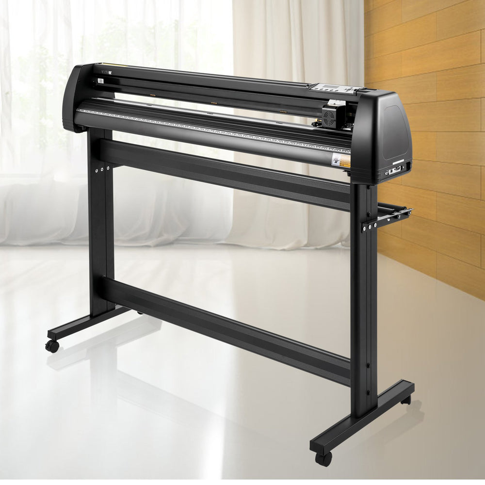 VEVOR Vinyl Cutter Machine, 53" Vinyl Plotter, LCD Display Plotter Cutter, Three Adjustable  Pinch Rollers Sign Cutting Plotter, Vinyl Cutter with SignCut and SignMaster Software for Design and Cut