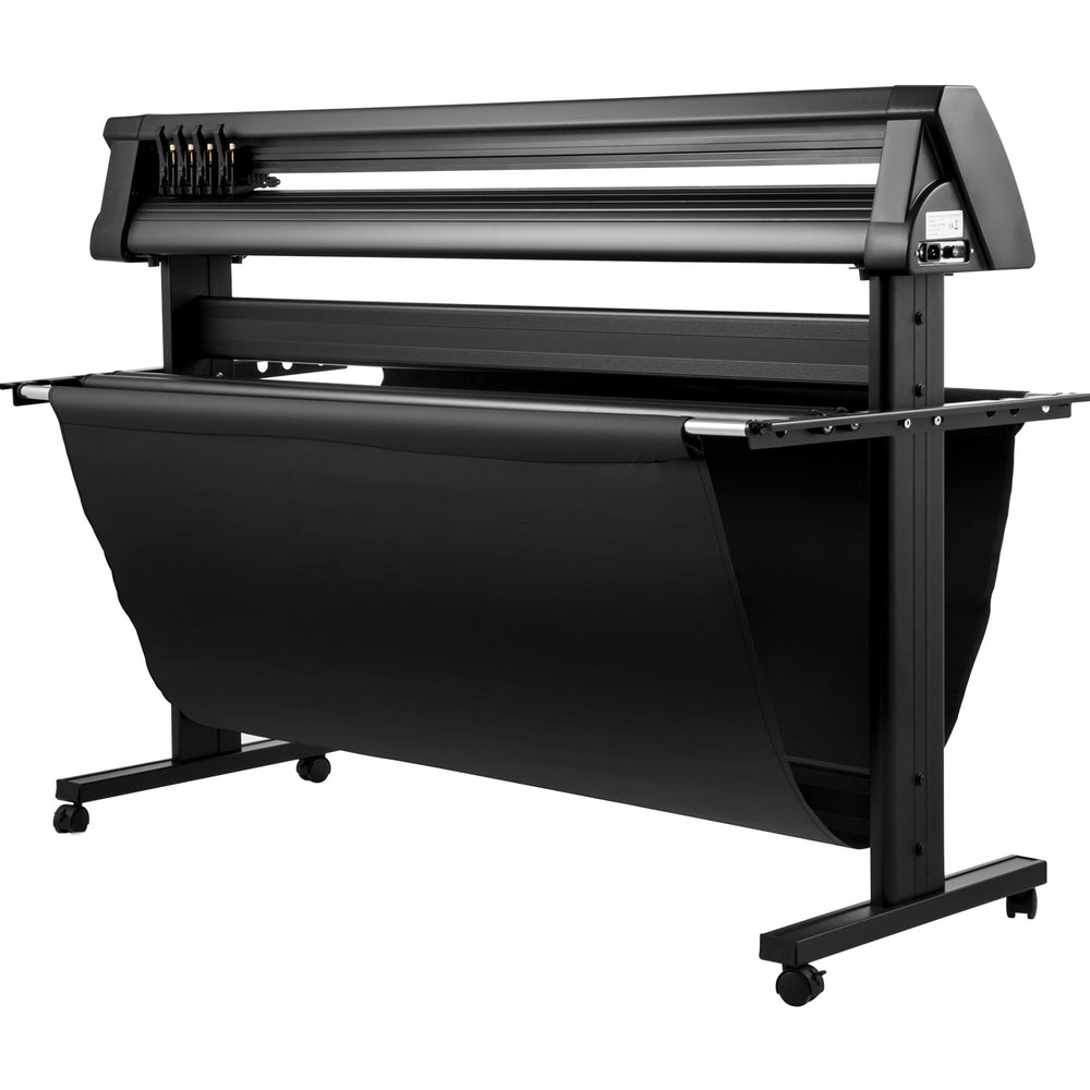 VEVOR Vinyl Cutter, 1350mm Vinyl Plotter, LED Screen Plotter Cutter, Semi-Automatical Built-in Optical Eye, Compatible with SignCut Software for Mac and Windows System with Stand