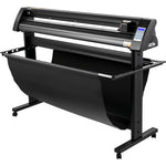 VEVOR Vinyl Cutter, 1350mm Vinyl Plotter, LED Screen Plotter Cutter, Semi-Automatical Built-in Optical Eye, Compatible with SignCut Software for Mac and Windows System with Stand