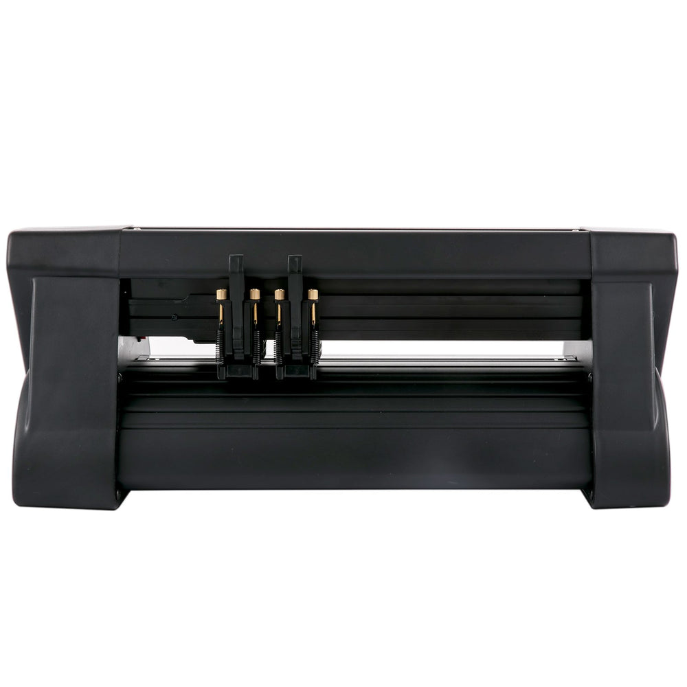 VEVOR Vinyl Cutter, 375mm Vinyl Plotter, LED Screen Plotter Cutter, Semi-Automatical Built-in Optical Eye for Accurate Guiding, Compatible with SignMaster Software for Windows System Desktop Design