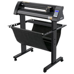 VEVOR Vinyl Cutter, 870mm Vinyl Plotter, LED Screen Plotter Cutter, Semi-Automatical Built-in Optical Eye for Accurate Guiding, Compatible with SignMaster Software for Windows System with Stand