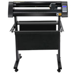 VEVOR Vinyl Cutter, 870mm Vinyl Plotter, LED Screen Plotter Cutter, Semi-Automatical Built-in Optical Eye for Accurate Guiding, Compatible with SignMaster Software for Windows System with Stand