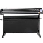 VEVOR Vinyl Cutter, 1350mm Vinyl Plotter, LED Screen Plotter Cutter, Semi-Automatical Built-in Optical Eye, Compatible with SignMaster Software for Windows System with Stand