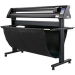 VEVOR Vinyl Cutter, 1350mm Vinyl Plotter, LED Screen Plotter Cutter, Semi-Automatical Built-in Optical Eye, Compatible with SignMaster Software for Windows System with Stand