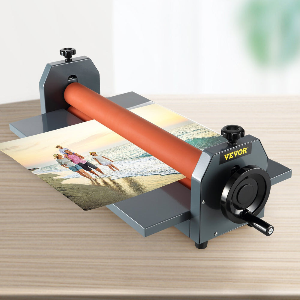VEVOR 25.5" 650MM Manual Cold Roll Laminator Vinyl Photo Film Mounting Laminating Machine Cold Roll Laminating Machine