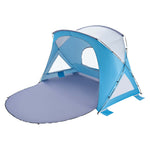 VEVOR Beach Tent Sun Shelter for 6 Person, UPF 50+ Protection, Portable Sun Shade Canopy with Carrying Bag & Sand Pockets, Lightweight and Easy Setup Beach Umbrella for Family Camping Outdoor Picnic