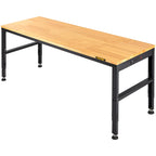 VEVOR Adjustable Height Workbench 121.9 cm L x 50.8 cm W Work Bench Table with Power Outlet
