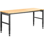 VEVOR Adjustable Height Workbench 121.9 cm L x 50.8 cm W Work Bench Table with Power Outlet