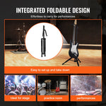 VEVOR Tripod Guitar Stand Floor-Standing Foldable 900-1200 mm (35.4-47.2 in) Adjustable Height